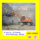 China Hot Sale Multifunction MGY-100BW Excavator Mounted Micropile hole  drilling rig
