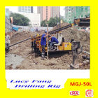 China Cheapest Mini MGJ-50L Crawler Earth Auger Drilling Rig for Micropile Hole Drilling