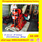 China Cheapest Portable Skid Mounted GX-100 Anchor or Micropile Hole Drilling Rig