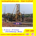 China Popular Good Quality Trailer Mounted Mobile  CST-200 Rotary Water Well Drilling Rig For 200 m Depth