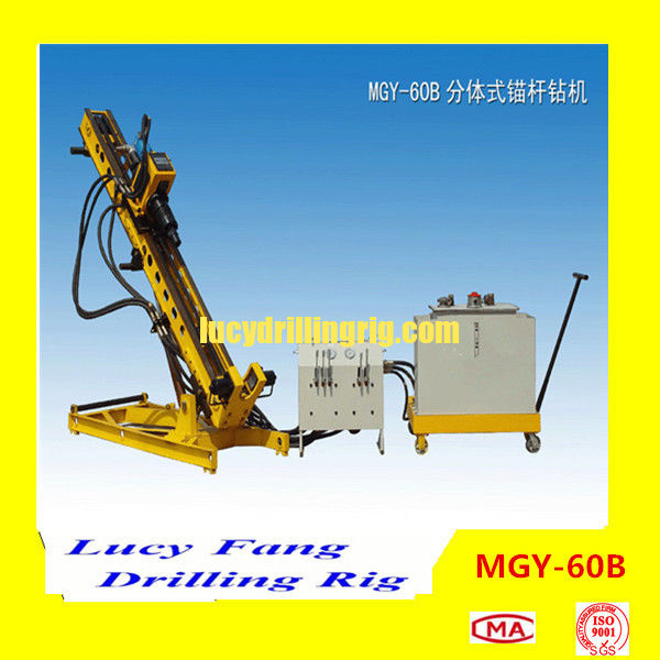 China Multi-function MGY-60B Hydraulic Skid Mounted Micropiles Hole Drilling Rig with 60 m