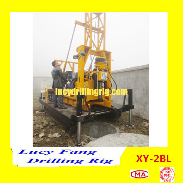 China Hot Sale XY-2BL Crawler Mounted Micropile Hole Drilling Rig With Mud Pump