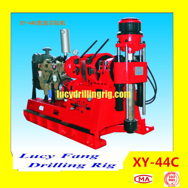 Chinese Hot XY-44C Spindle Type Skid Mounted Diamond Core Drilling Rig With 1200 m NQ