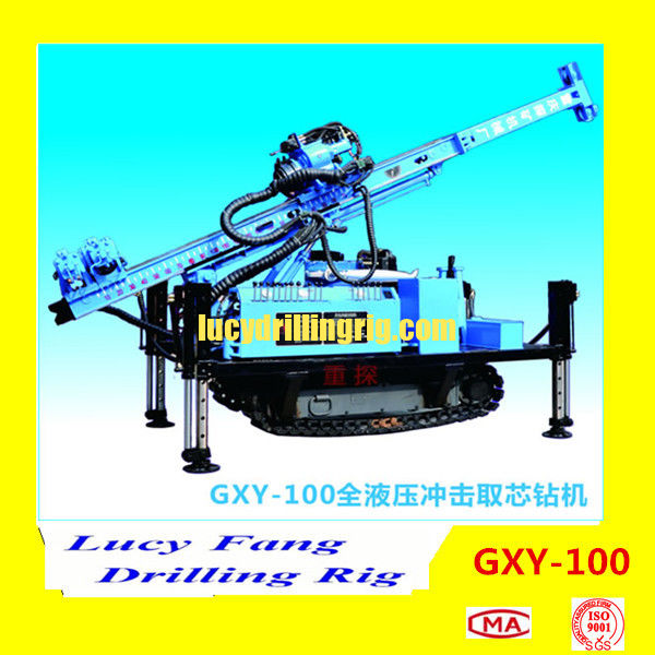 China Hot Multi-function GXY-100 Mobile Hydraulic Anchor And Nailing Drilling Rig For Sale
