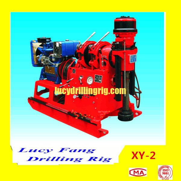 China Hot XY-2 Portable Skid Mounted Water Well Bore Hole Drilling Rig