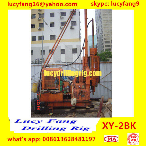 China Chongqing Hot Skid Mounted  XY-2B Geotechnical Drilling Rig With Deutz Engine F4L912