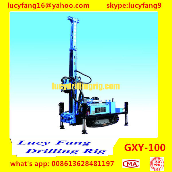 China Cheapest Multi-function Mobile Crawler GXY-100 DTH Hammer Water Well Drilling Rig