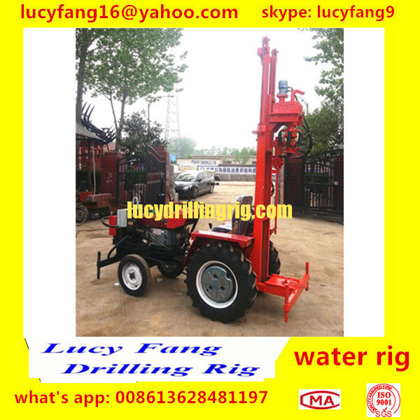 China Made Cheapest Tractor Mounted Water Well Drilling Rig For 50-70 Meters Depth