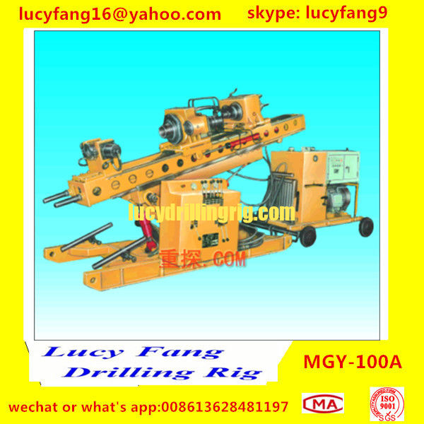 Hot Sale MGY-100A anchor and micropile hole drilling rig with double head