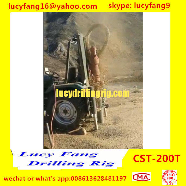 China Factory Price Good Quality Tractor Mounted Mobile Hydraulic Water Well Drilling Rig For 100-200m Depth