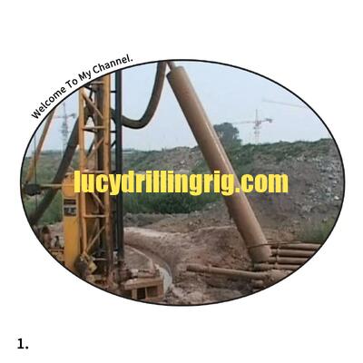 China Popular Good Quality Trailer  Mounted Mobile  200 type Hydraulic Big Pile hole Drilling Rig For 200 m Depth